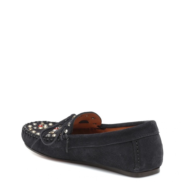 ISABEL MARANT Foggia embellished suede moccasins - Picture 3 of 7